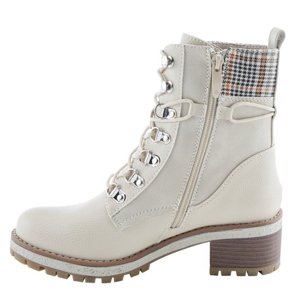 PATRIZIA HONORE BOOTIES Bone - Picture 2 of 6